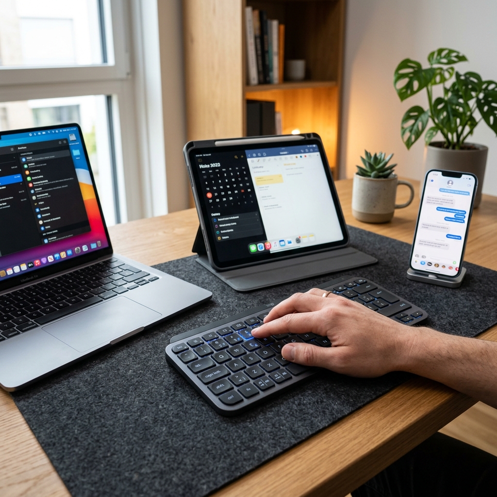 Multi-Device Bluetooth Keyboards with Device Switching