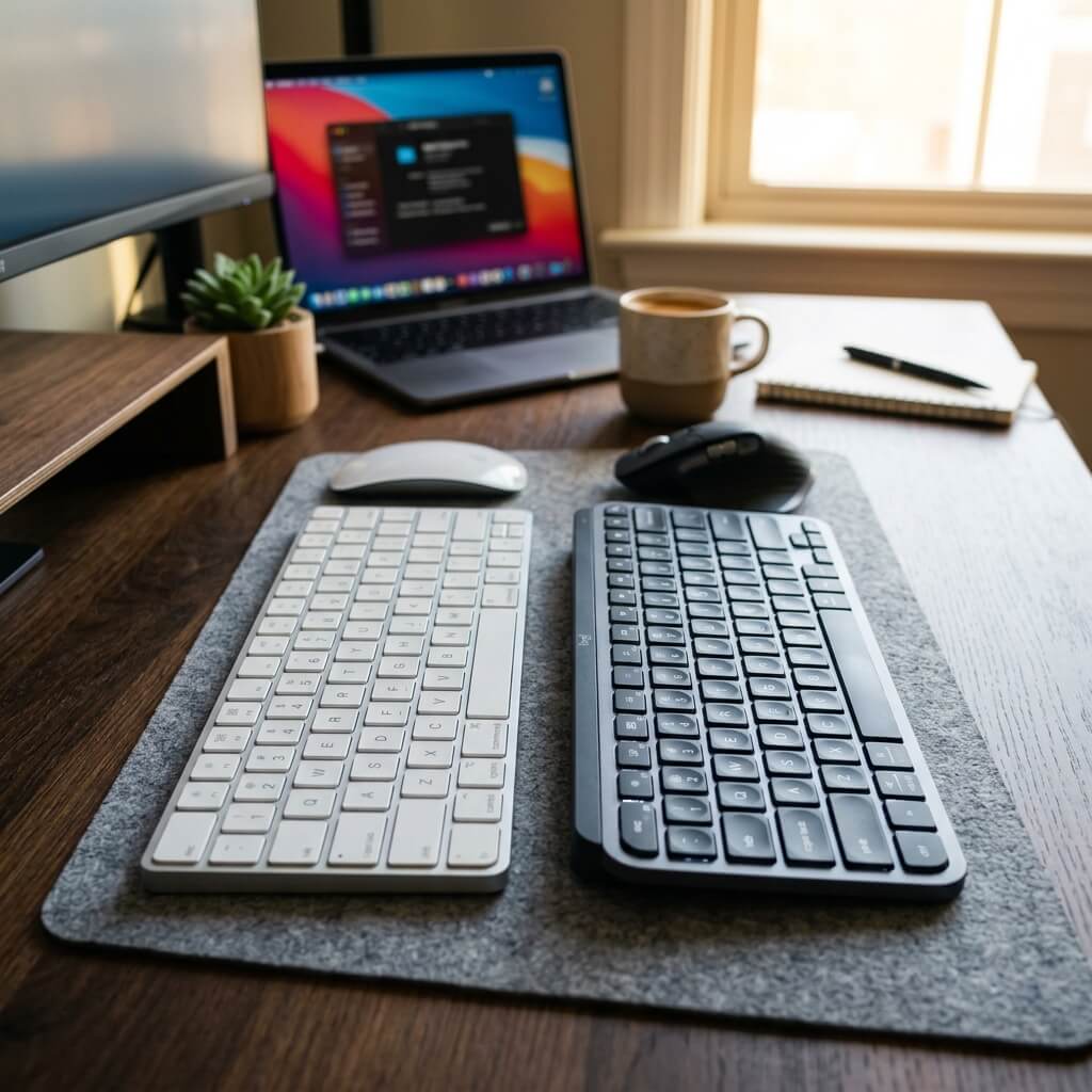 Apple Magic Keyboard vs. Logitech MX Keys Mini: Which is Better?