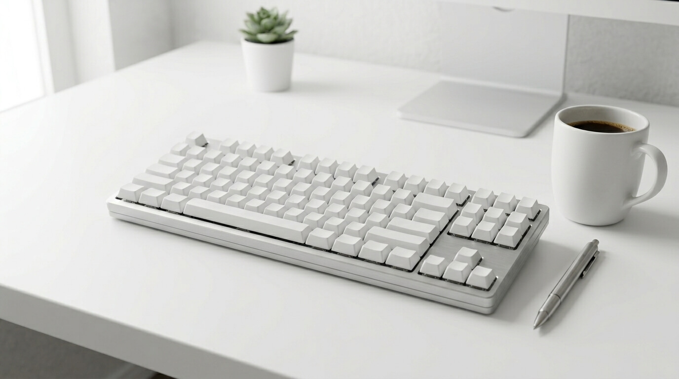 Best White Wireless Keyboards for Minimalist Workspaces